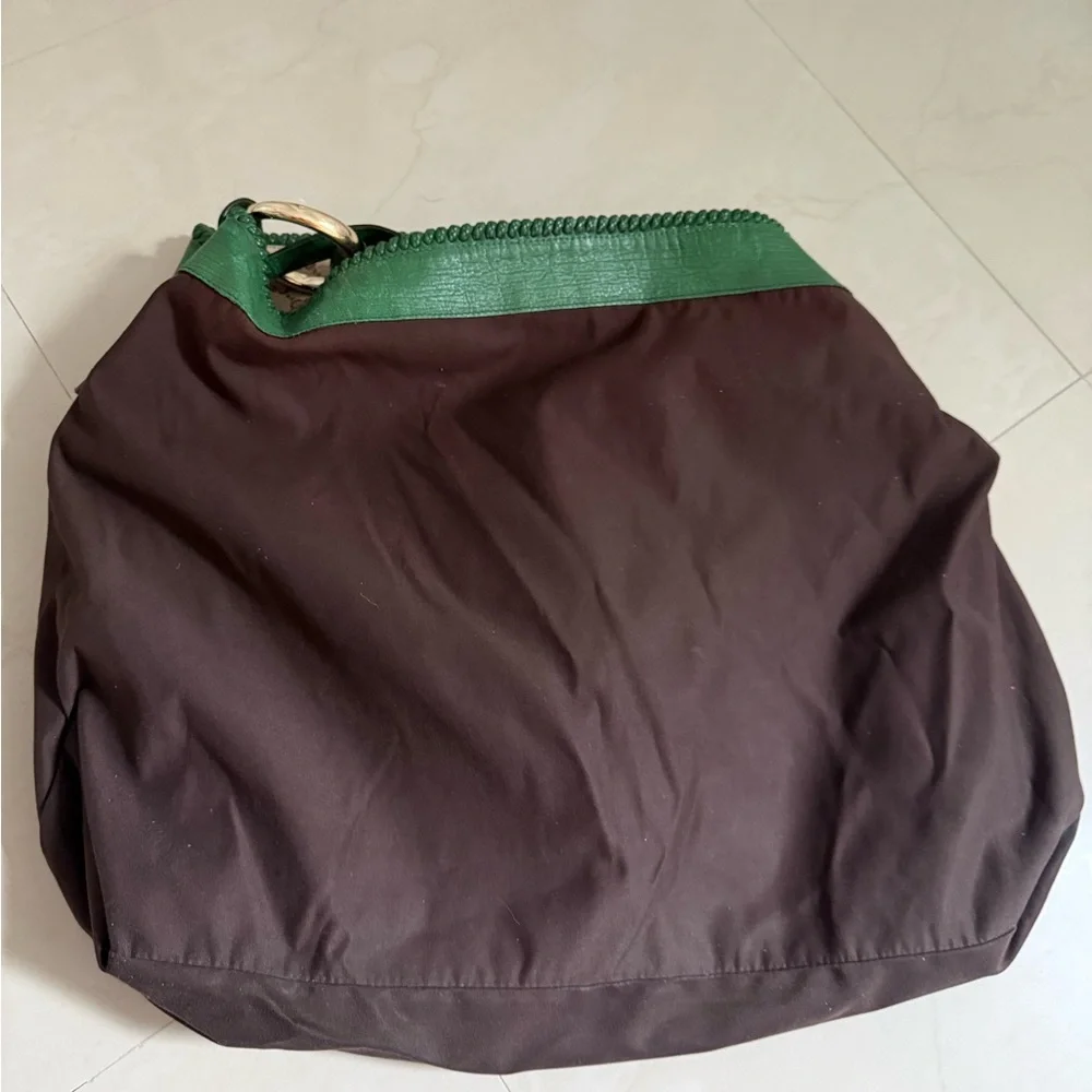 Gucci Beige and Green Hobo Bag - Picture 14 of 14